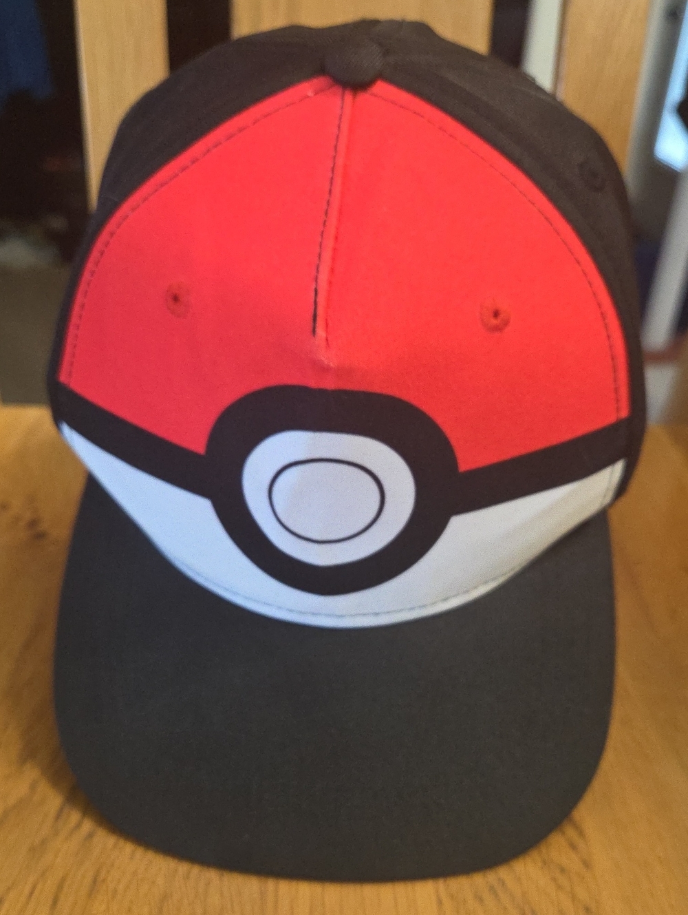 Kids Red and Black Baseball Cap with Poké Ball Design - POKEMON
